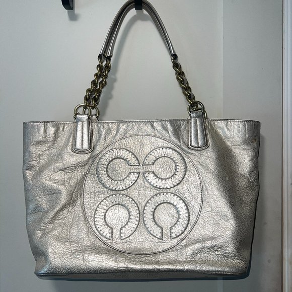 Coach Handbags - Coach Metallic Gold Tote Shoulder Bag